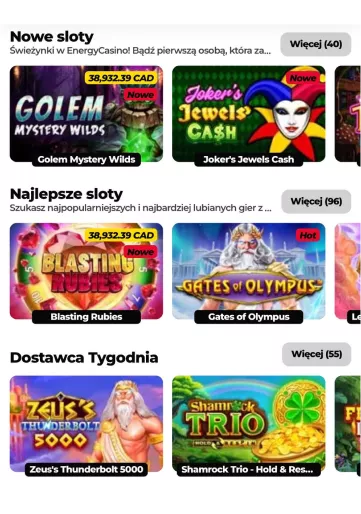 Energy Joker i inne ekskluzywne sloty_Energy Casino